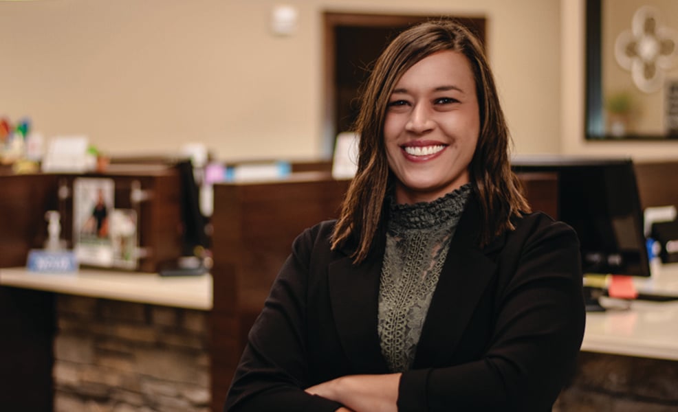 Leslive tenBensel's headshot in Watertown branch location